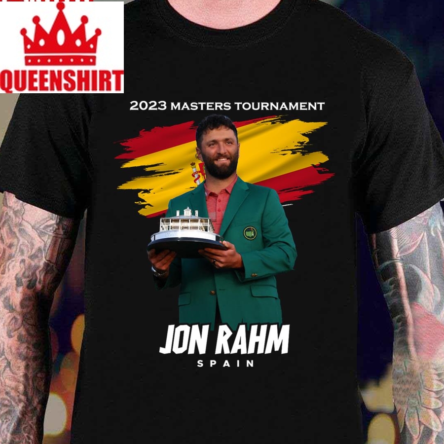 Jon Rahm 2023 Masters Tournament Champ Spain Unisex T Shirt