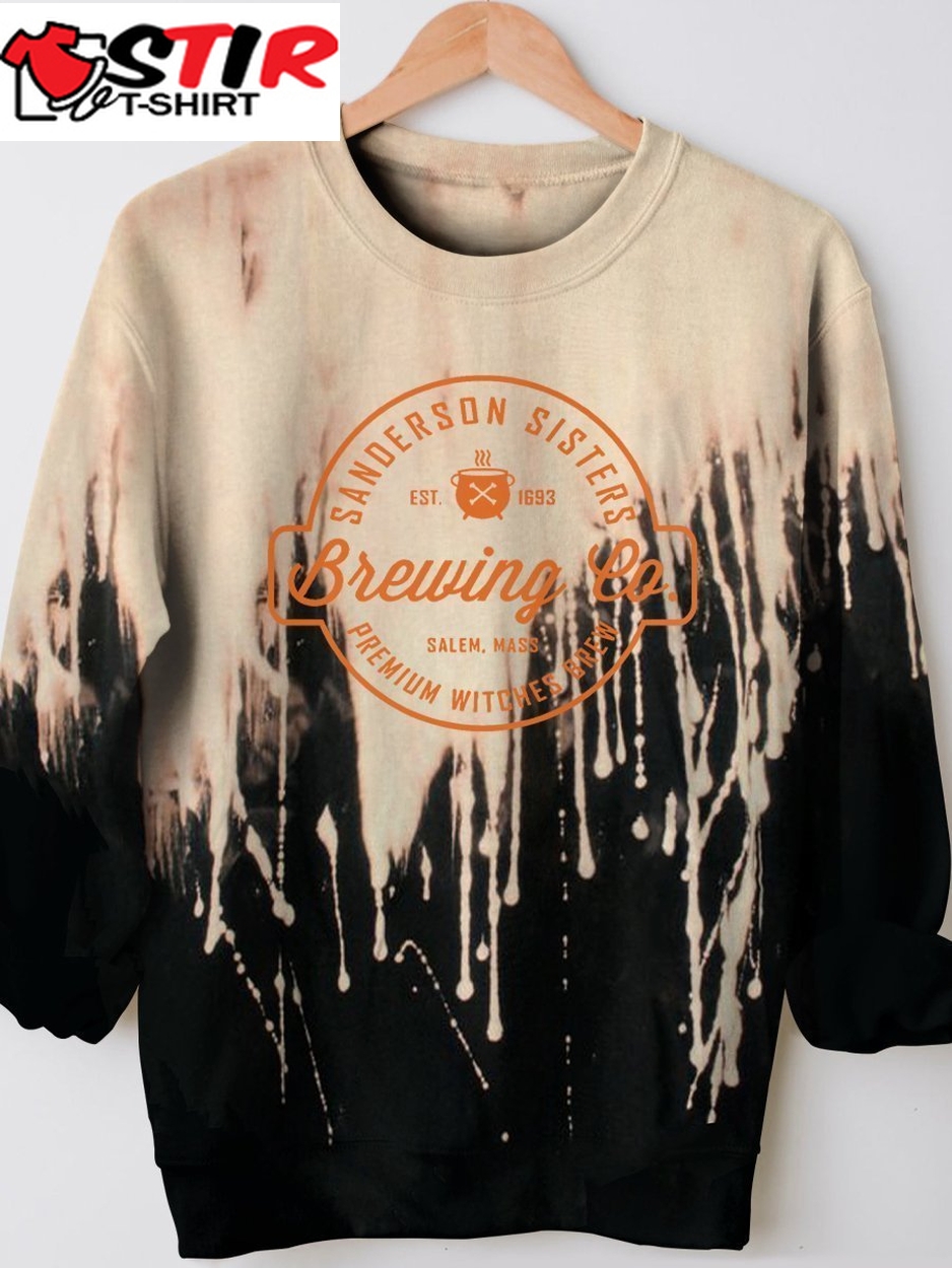 Sanderson Witch Brewing Co Halloween Print Long Sleeve Sweatshirt