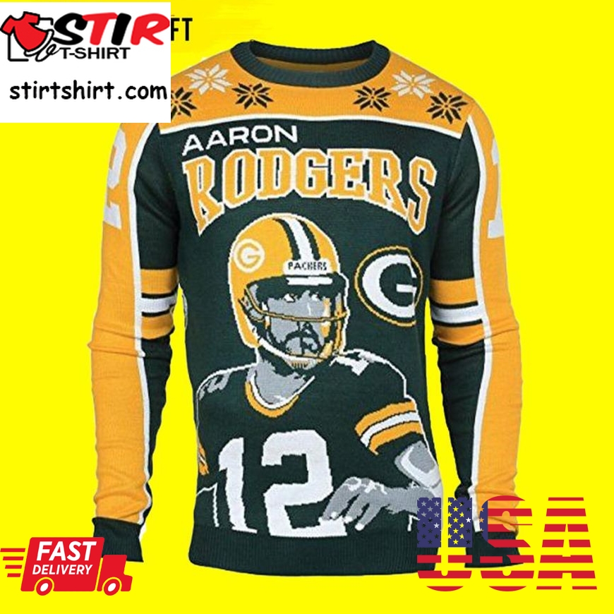 Aaron Green Bay Packers Ugly Christmas Sweater