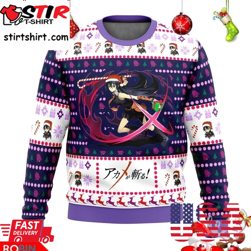 Akame Ga Kill Ugly Christmas Sweater