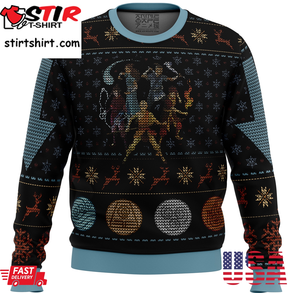 Avatar The Last Airbender Ugly Christmas Sweater