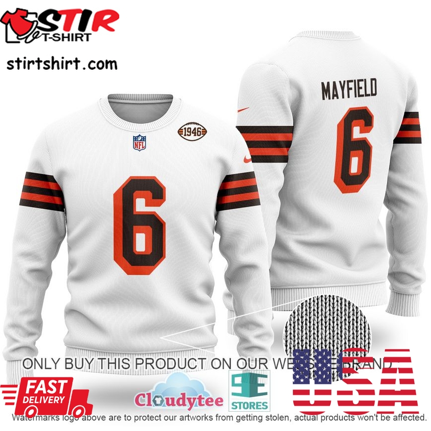 Baker Mayfield 6 Cleveland Browns Ugly Sweater  