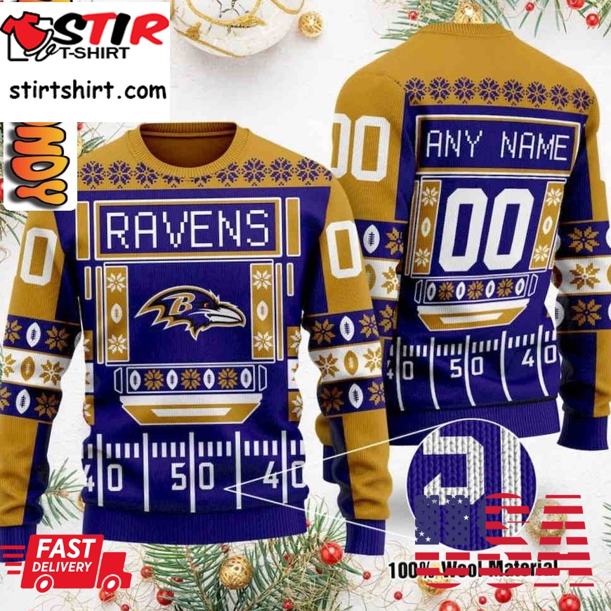 Baltimore Ravens Nfl Ugly Christmas Sweater