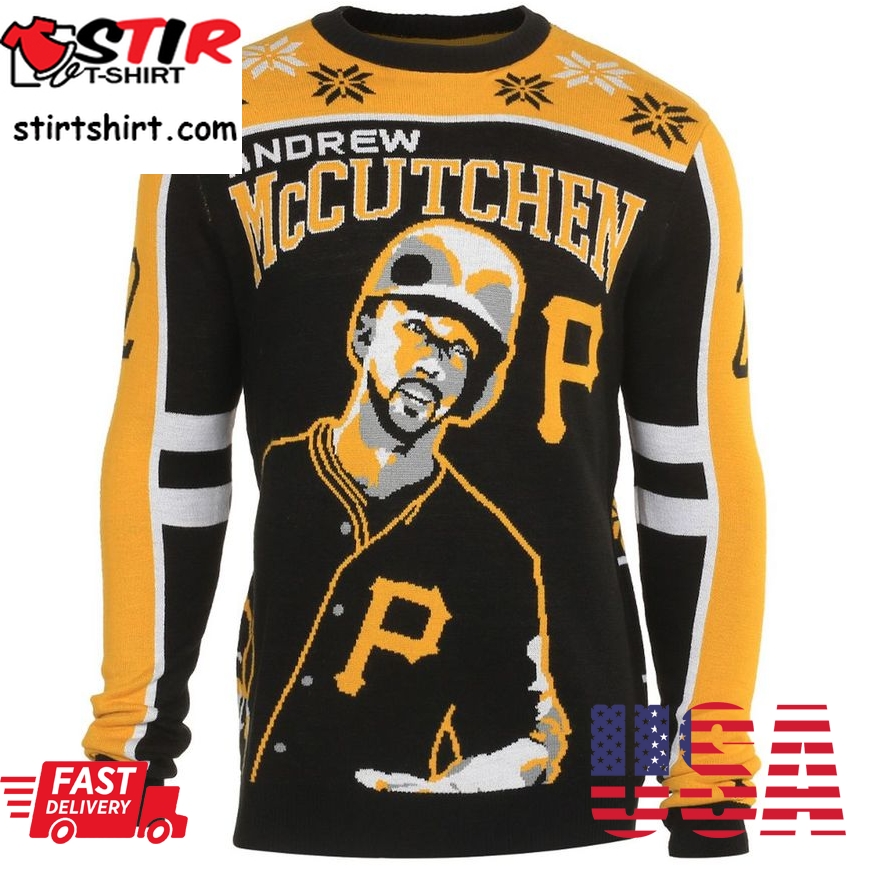 Best Andrew Mccutchen 22 Pittsburgh Pirates Mlb Player Ugly Sweater