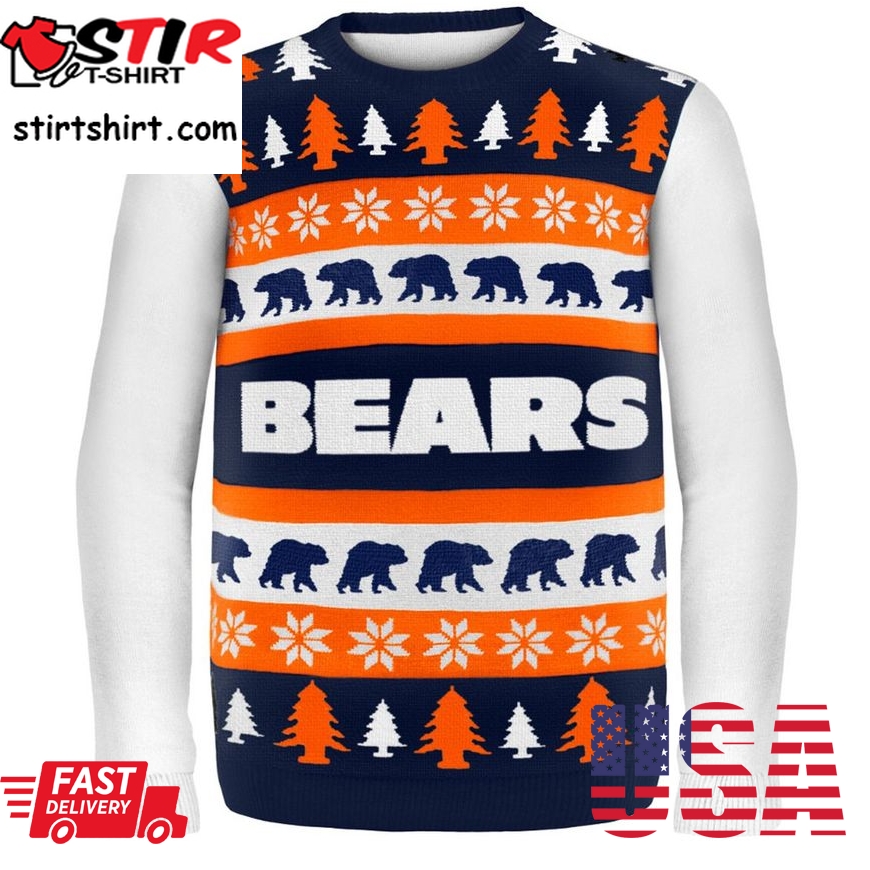 Best Chicago Bears_ Chicago Bears Nfl Ugly Sweater Wordmark