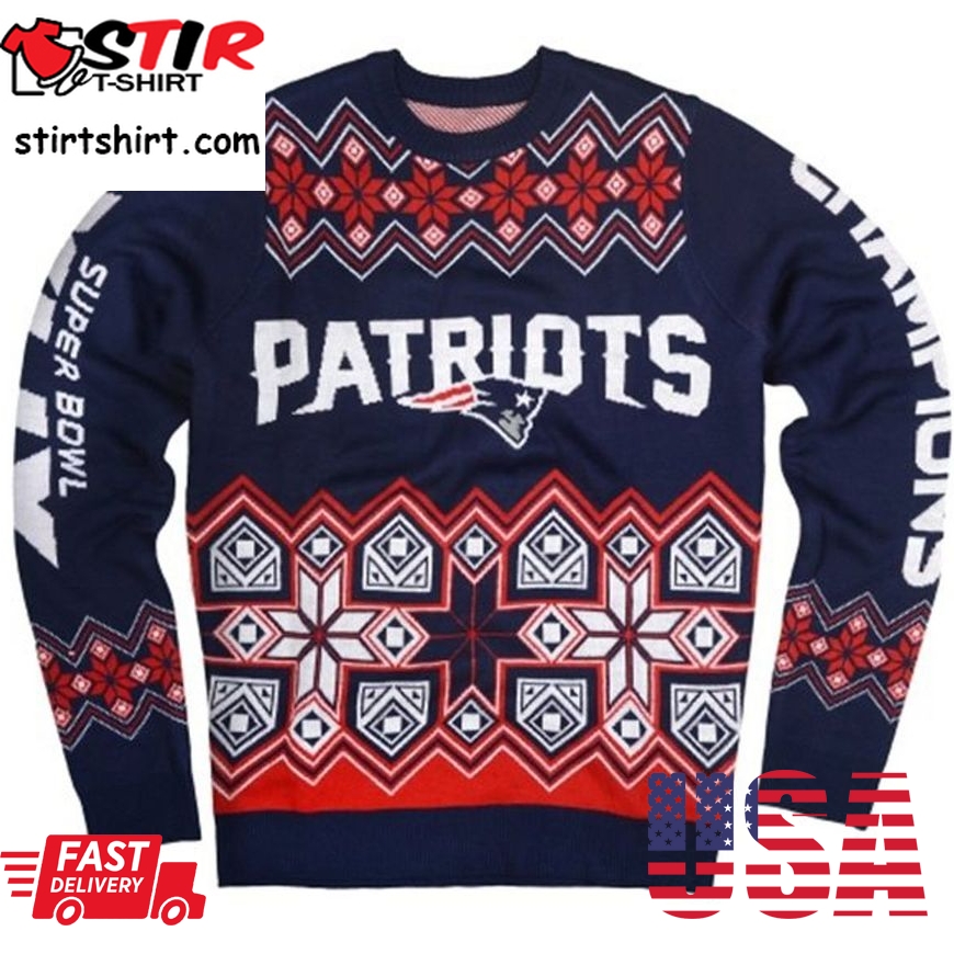 Best New England Patriots Super Bowl Xlix Champ Nfl Ugly Sweater