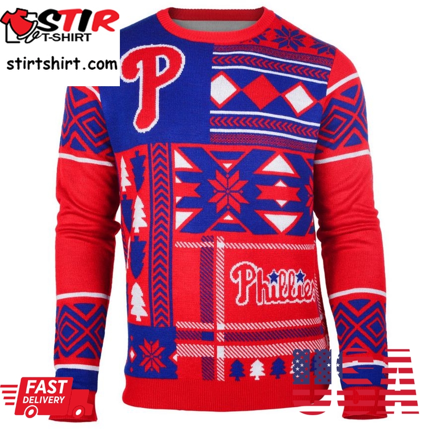 Best Philadelphia Phillies Patches Mlb Ugly Sweater