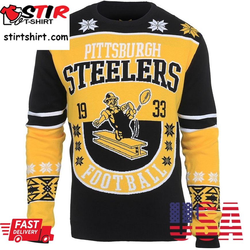 Best Pittsburgh Steelers Retro Cotton Sweater