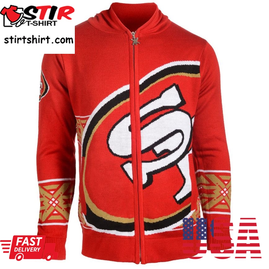 Best San Francisco 49Ers Nfl Full Zip Hooded Sweater