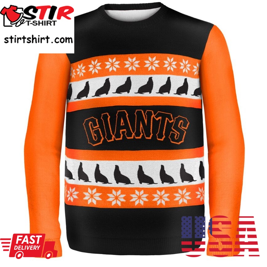 San Francisco Giants MLB Big Logo Ugly Sweater