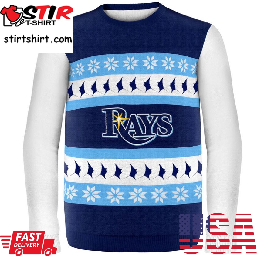 Best Tampa Bay Rays Mlb Ugly Sweater Wordmark