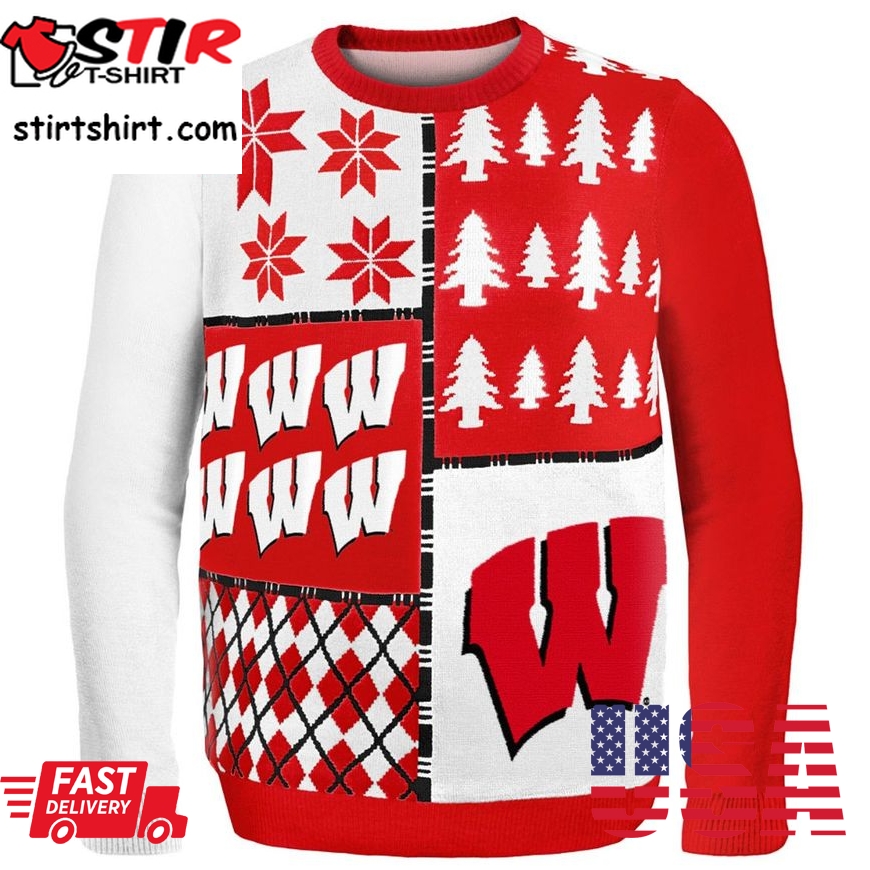 Best Wisconsin Badgers Ugly College Sweater Busyblock