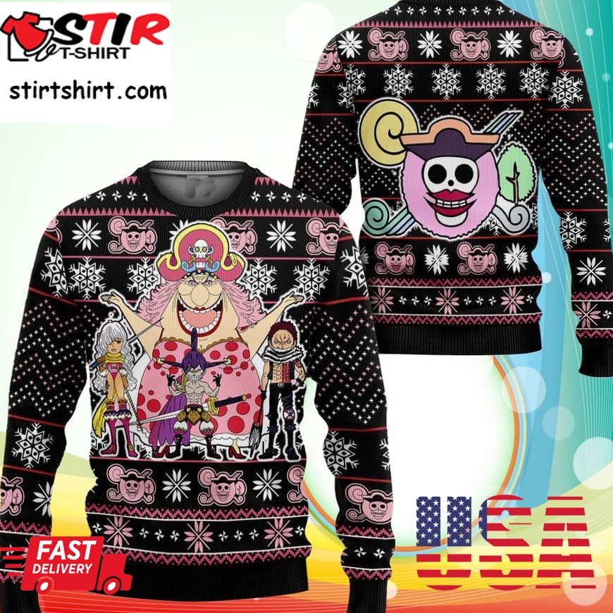 Big Mom Pirates Ugly Christmas Sweater Anime One Piece Xmas Gifts