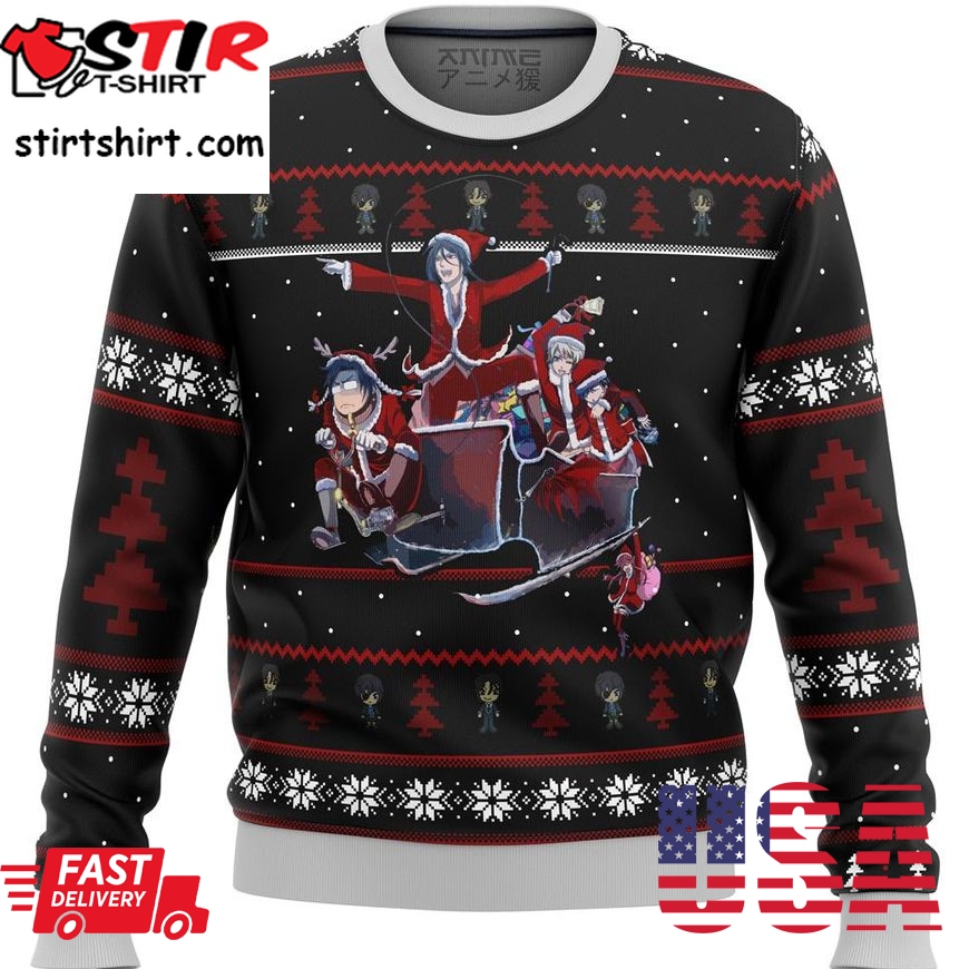 Black Butler Holiday Premium Ugly Christmas Sweater