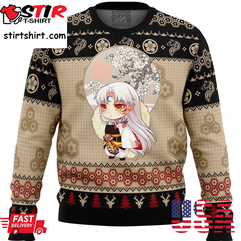 Chibi Seshomaru Inuyasha Ugly Christmas Sweater