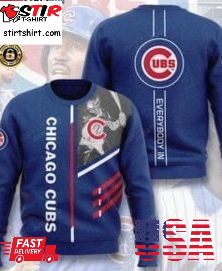 Chicago Cubs Ugly Christmas Sweater All Over Print Sweatshirt Ugly