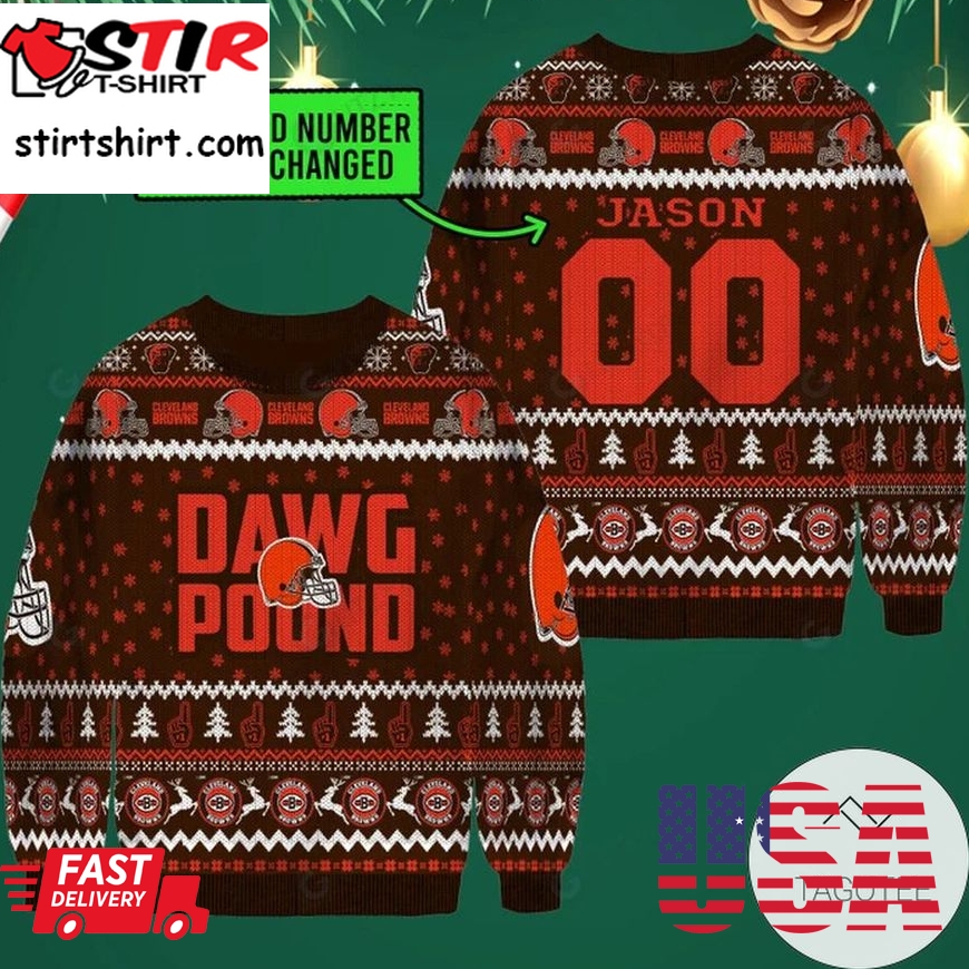 Cleveland Browns Dawg Pound Ugly Sweater