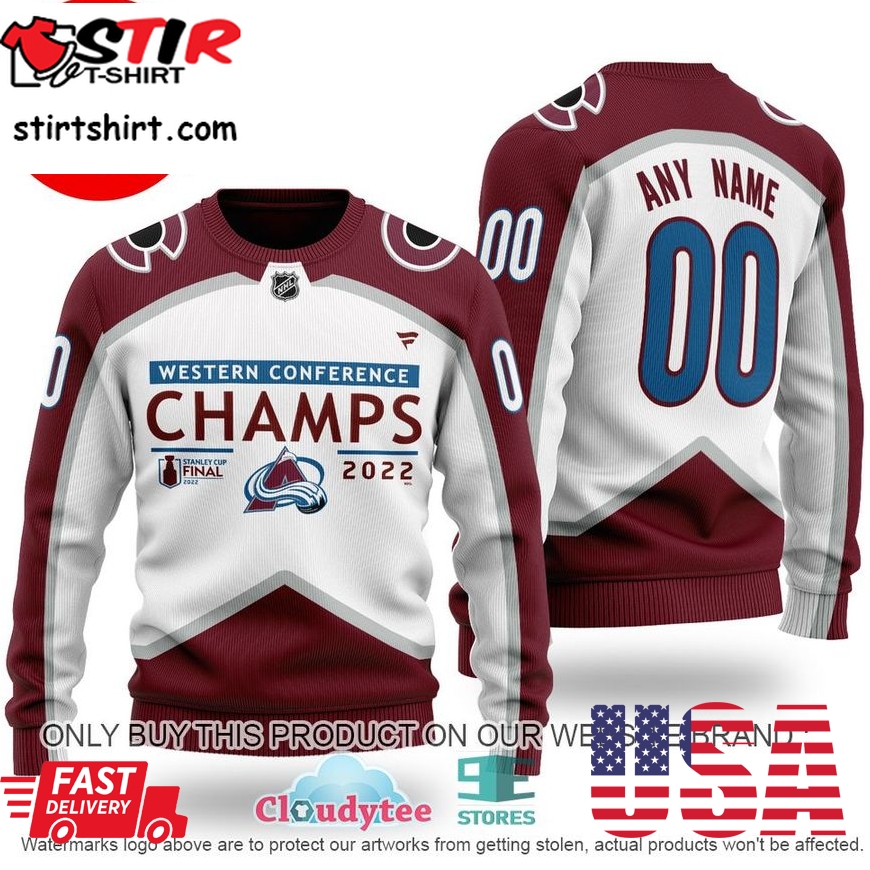 Colorado Avalanche Personalized Christmas Sweater 