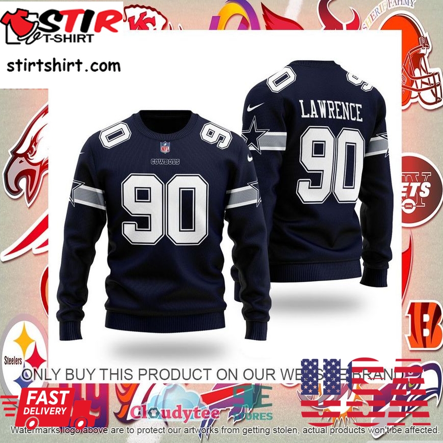 Dallas Cowboys Nfl Demarcus Lawrence Sweater  