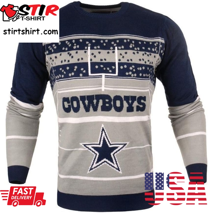 Dallas Cowboys Nfl Ugly Christmas Sweater, All Over Print Sweatshirt, Ugly Sweater, Christmas Sweaters, Hoodie, Sweater