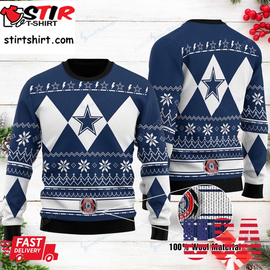 Dallas Cowboys Woolen Ugly Christmas Sweater, All Over Print Sweatshirt, Ugly Sweater, Christmas Sweaters, Hoodie, Sweater