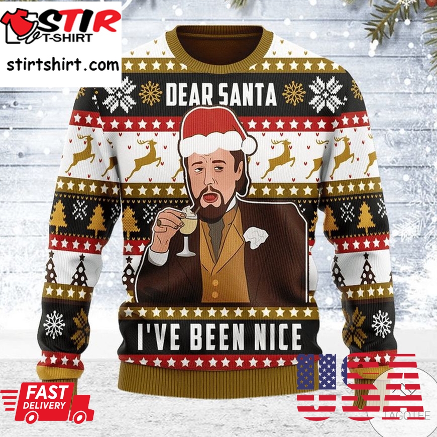 Dear Santa I_Ve Been Nice Lord Of The Rings Ugly Sweater