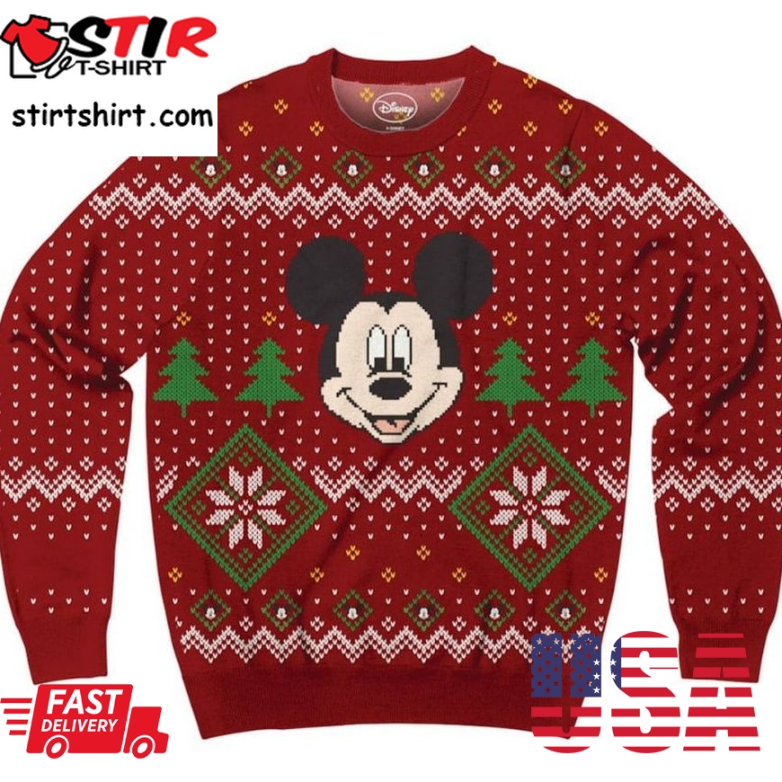 Disney Micke Ugly Christmas Sweater