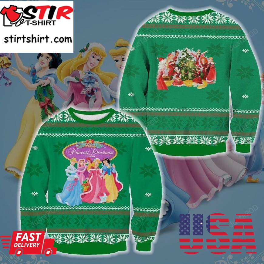 Disney Princess Style Ugly Sweater, Ugly Sweater, Christmas Sweaters, Hoodie, Sweater