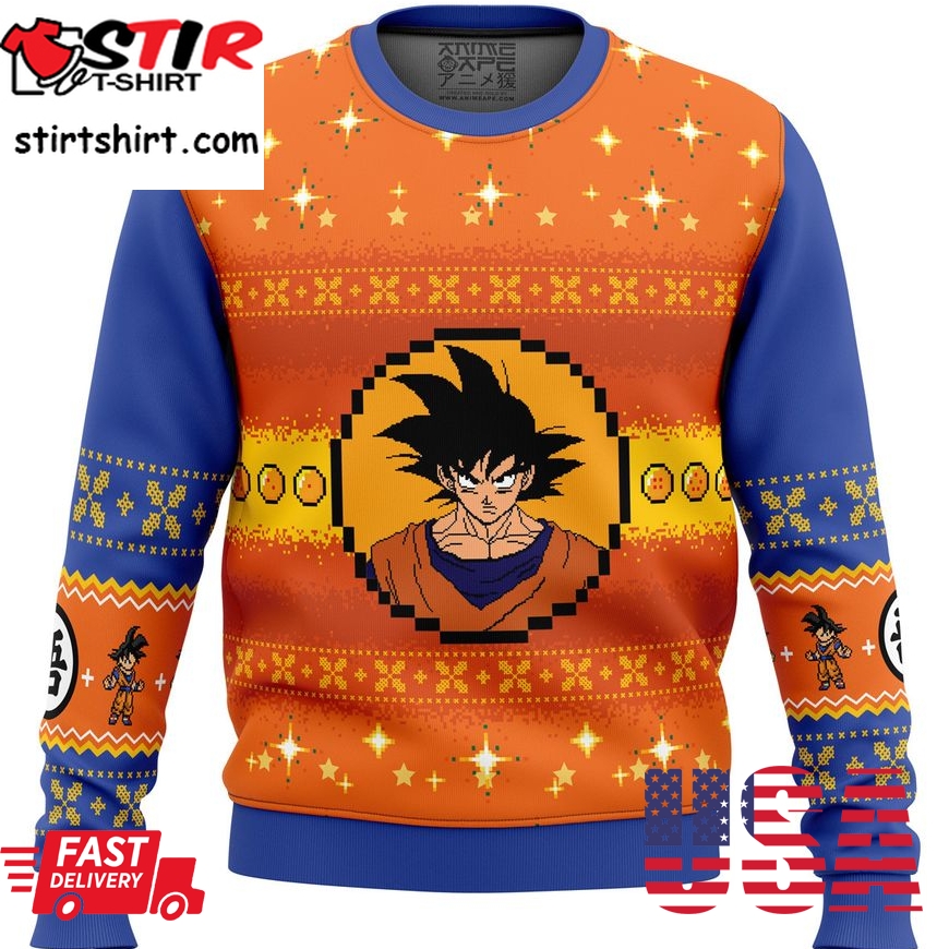 Dragon Ball Z Goku Christmas Ugly Sweater