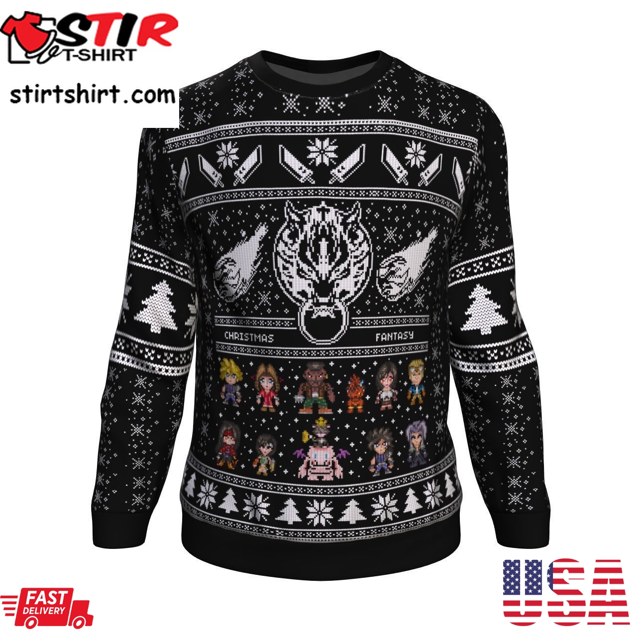 Final Fantasy Vii Ff7 Ugly Sweater