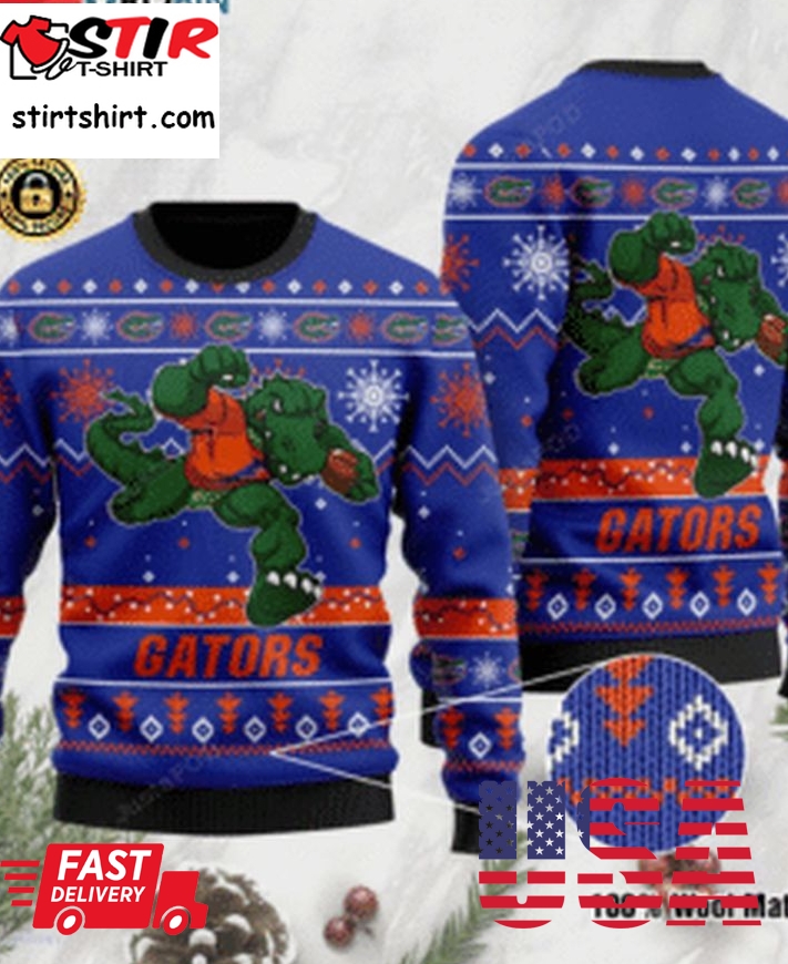 Florida Gators Ugly Christmas Sweater All Over Print Sweatshirt Ugly