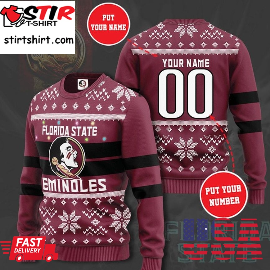 Florida State Seminoles Personalized Custom Christmas Sweater