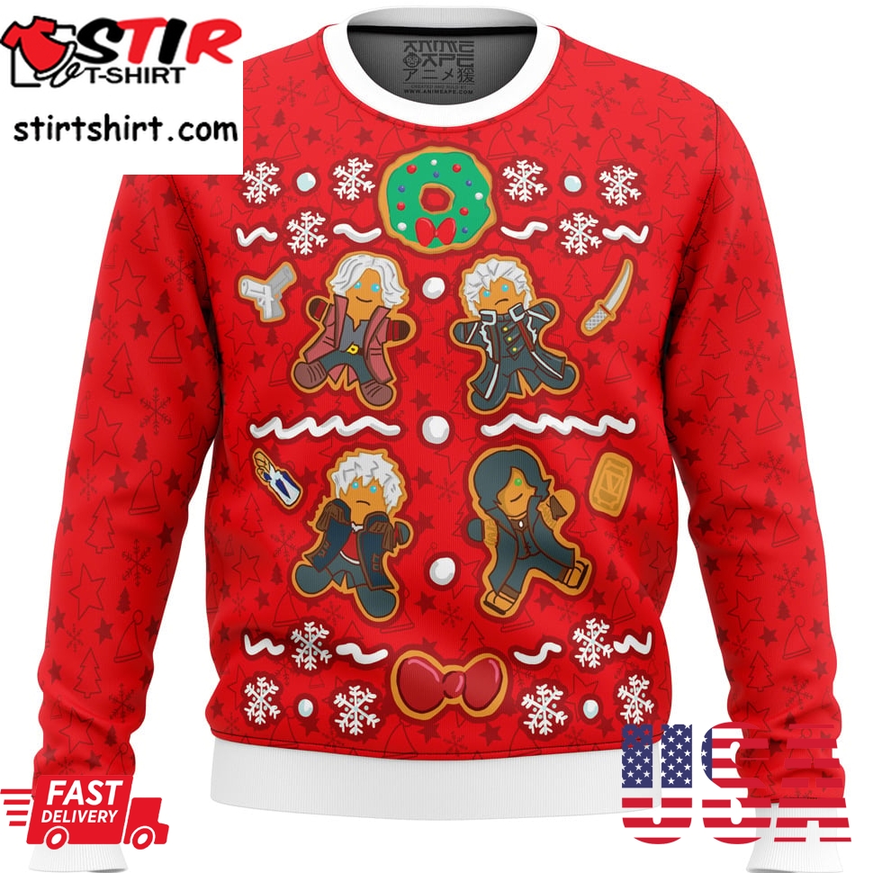 Fresh Baked Devil Hunters Devil May Cry Ugly Christmas Sweater