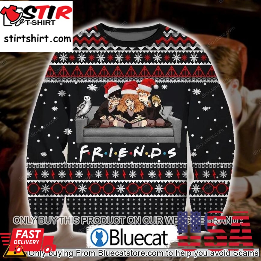 Friends Harry Potter Knitted Ugly Christmas Sweater 