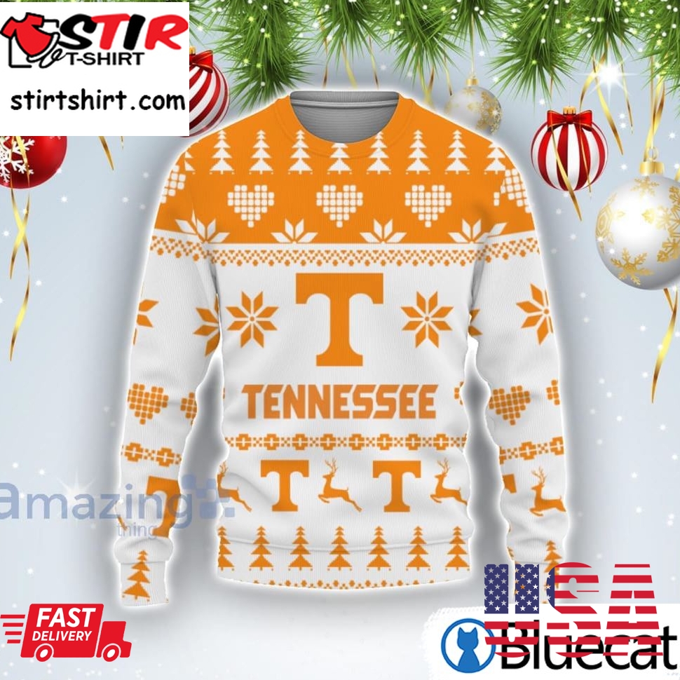 Funny Tennessee Volunteers Merry Ugly Christmas Sweater