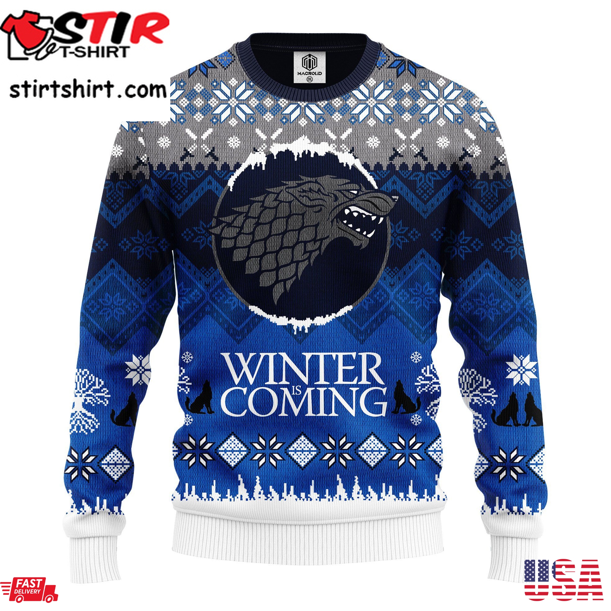 Game Of Thrones Winter Ugly Sweater