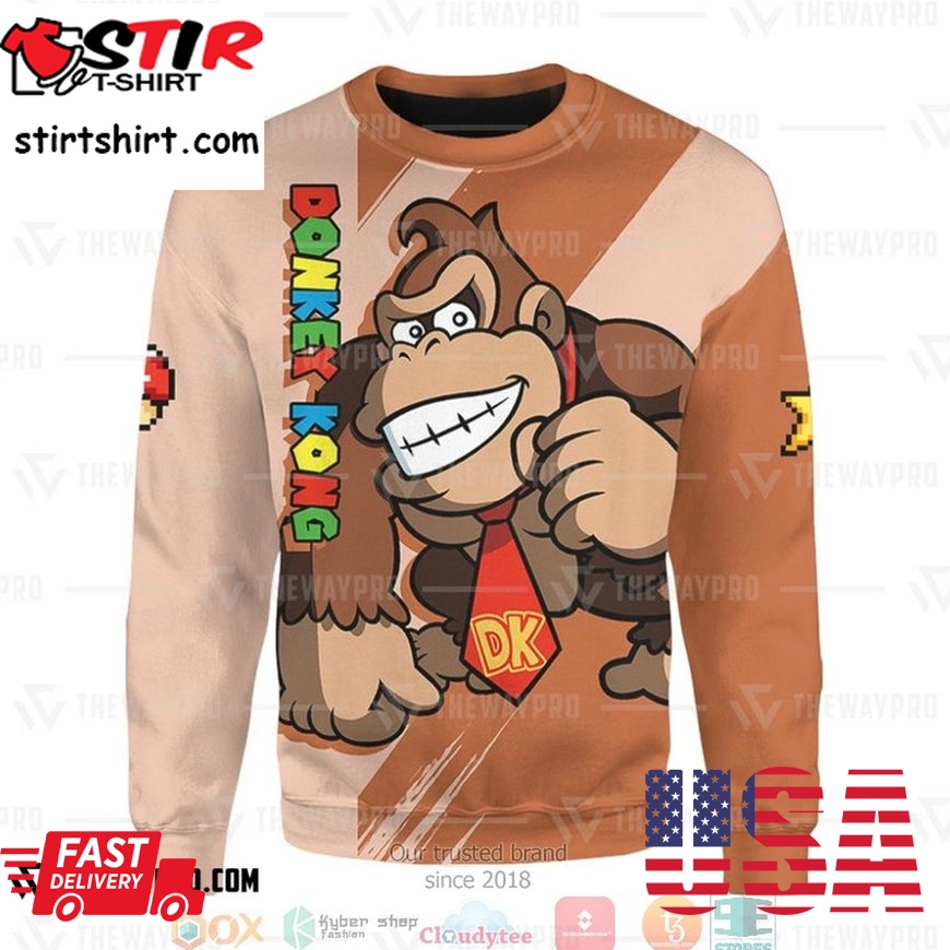Game Super Mario Donkey Kong Ugly Sweater