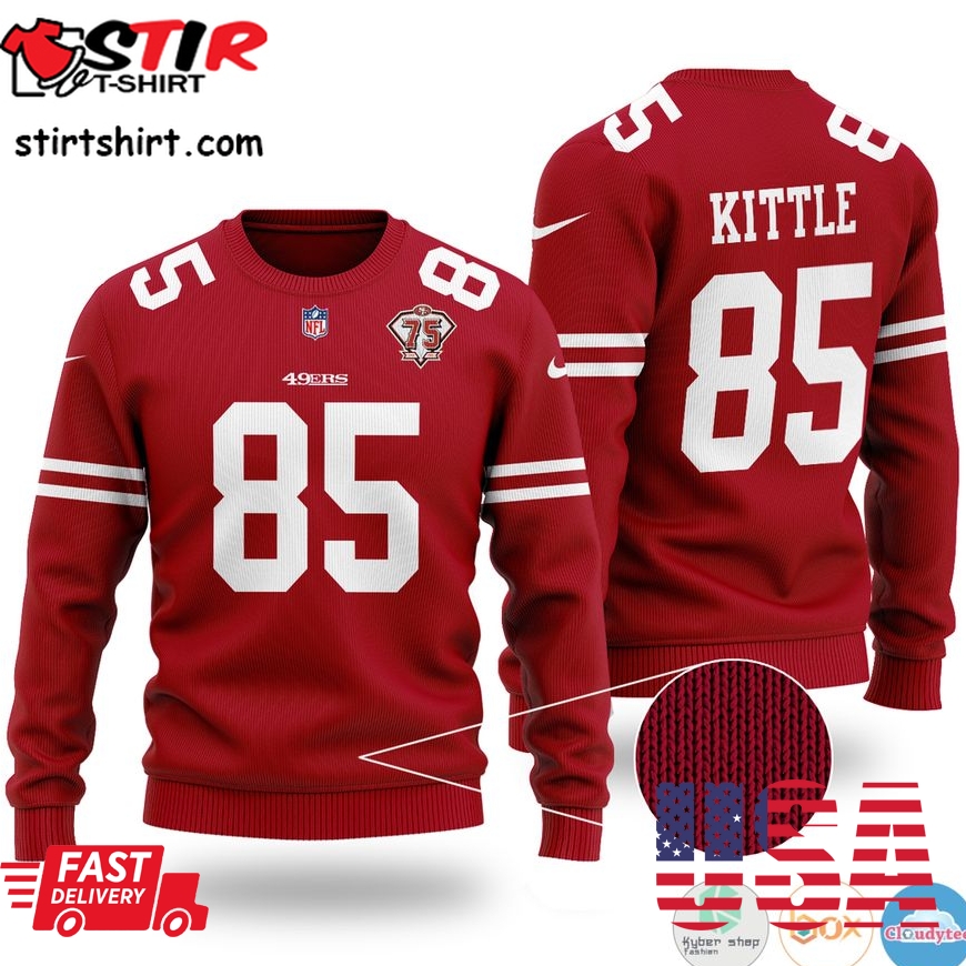 George Kittle 85 San Francisco 49Ers Nfl Ugly Christmas Sweater