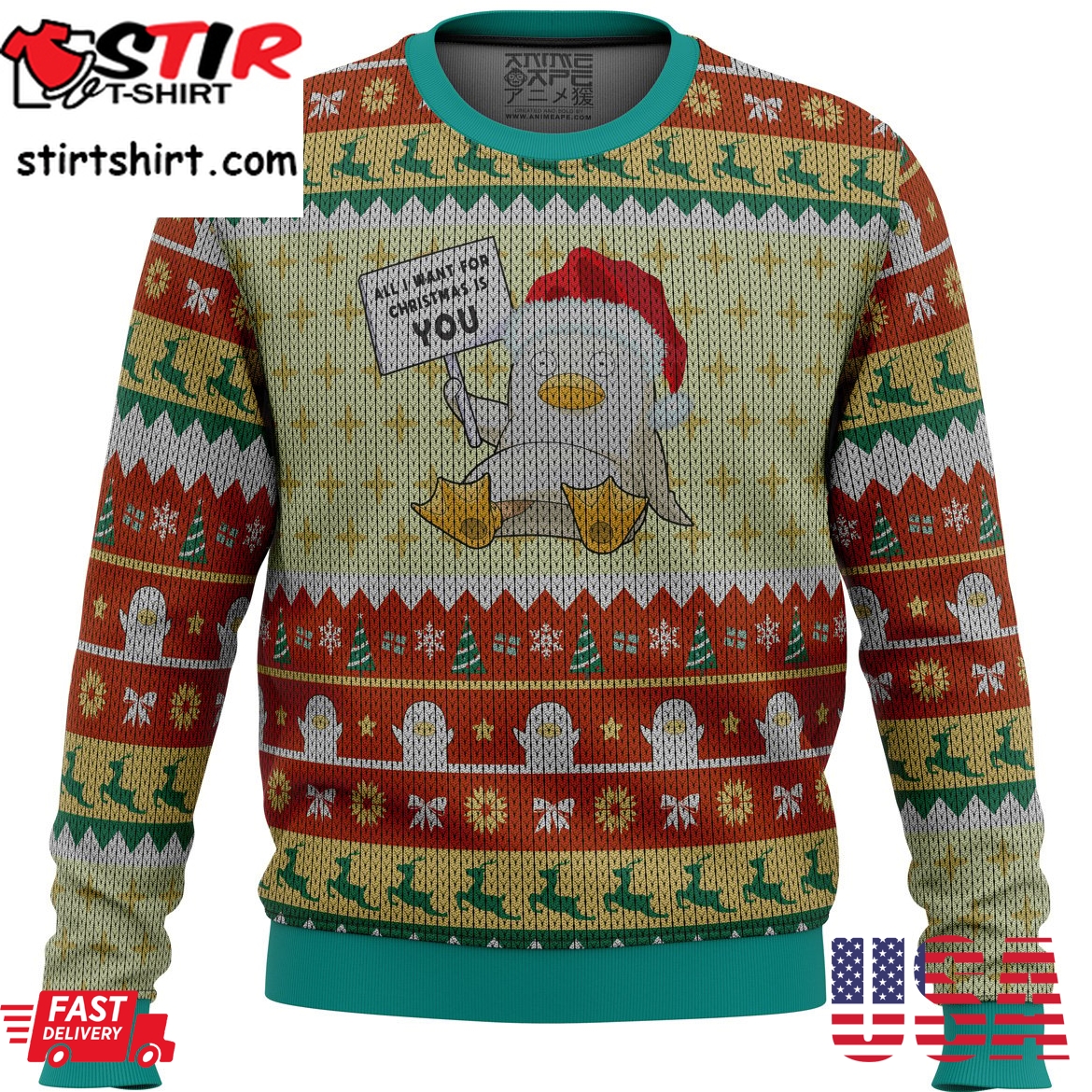 Gintama Cosmic Elizabeth Ugly Christmas Sweater