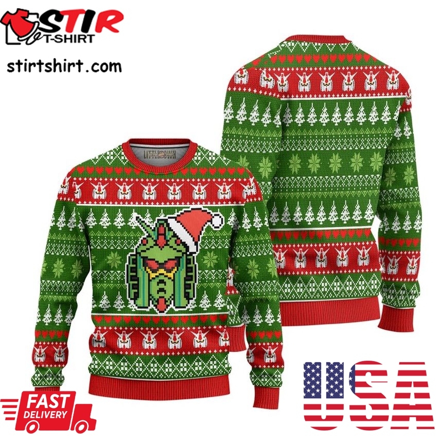 Gundam Anime Ugly Christmas Sweater Custom Xmas Gift