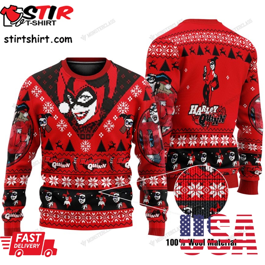 Harley Quinn Dc Comics Christmas Sweater