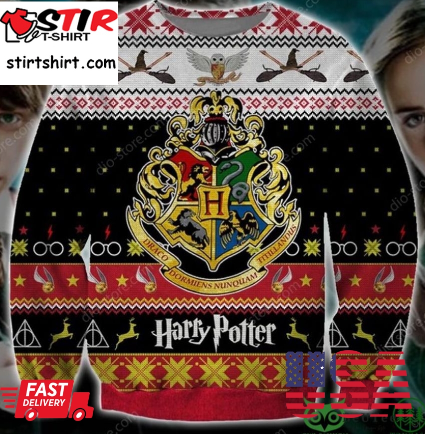Harry Potter 3D Christmas Ugly Sweater