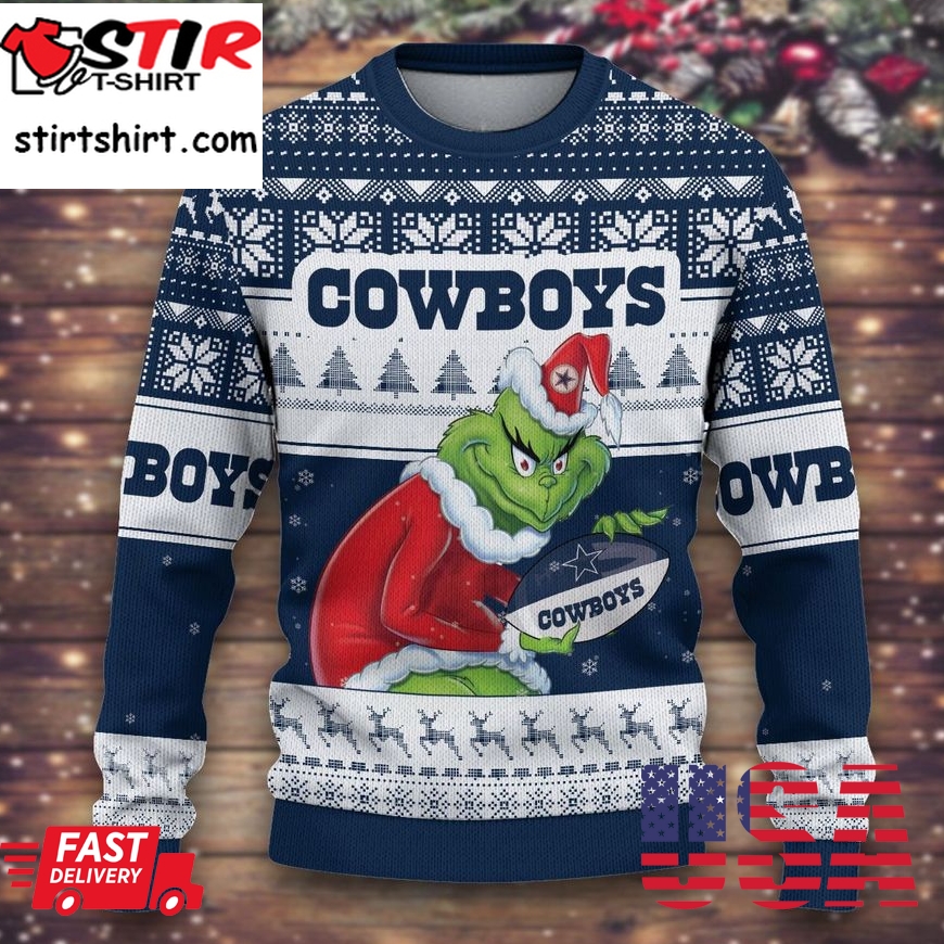 Hot Grinch Dallas Cowboys Sweater