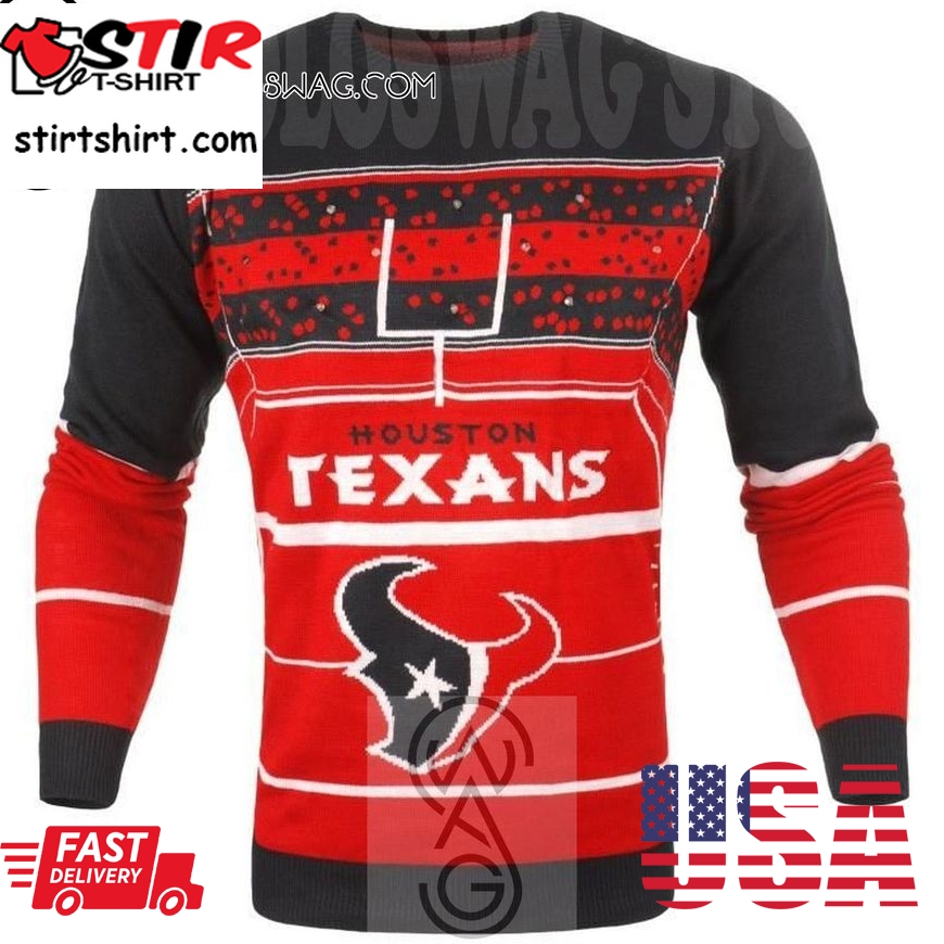 Houston Texans Nfl Knitting Pattern Ugly Christmas Sweater