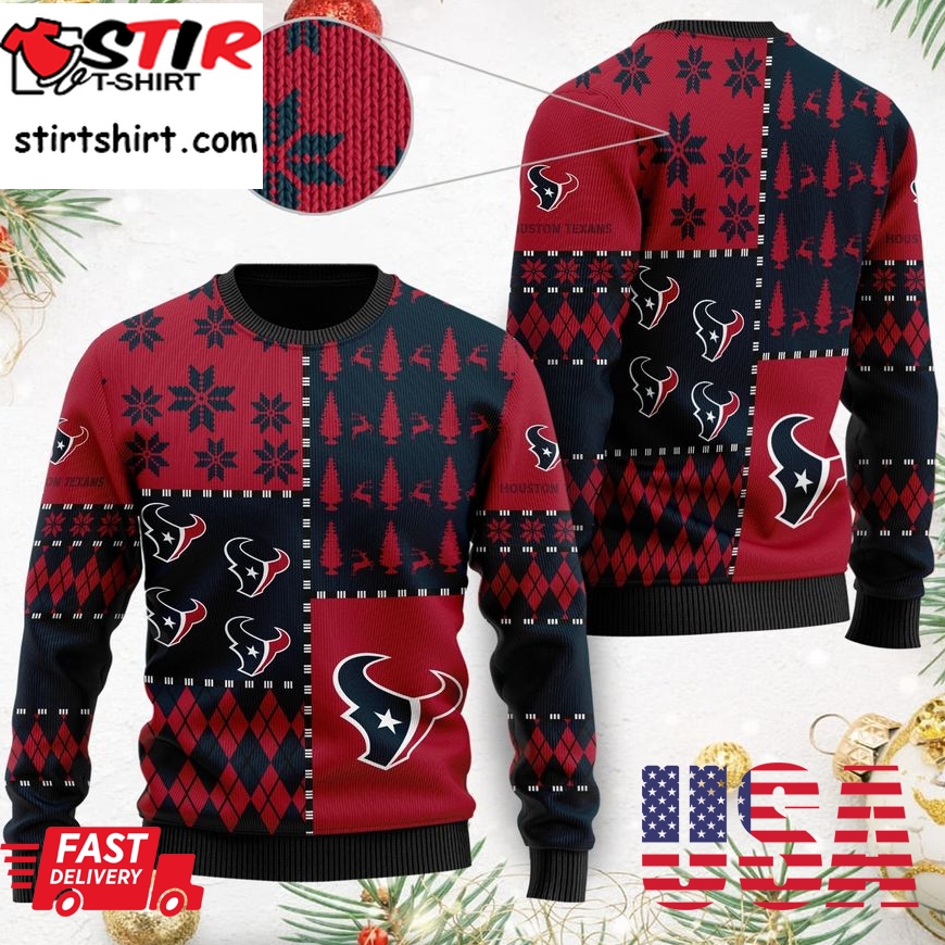 Houston Texans Ugly Christmas Sweaters Best Christmas Gift For Texans Fans, Ugly Sweater, Christmas Sweaters, Hoodie, Sweatshirt, Sweater