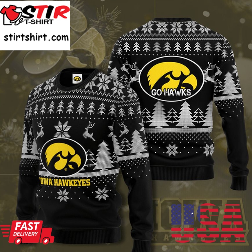 Iowa Hawkeyes Christmas Sweater