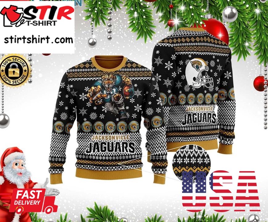 Jacksonville Jaguars 3D Print Ugly Christmas Wool Sweater