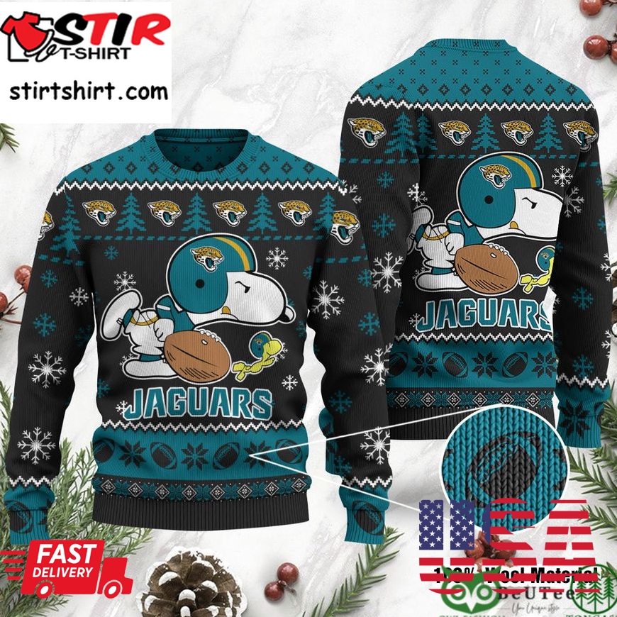 Jacksonville Jaguars Snoopy Ugly Sweater Nfl