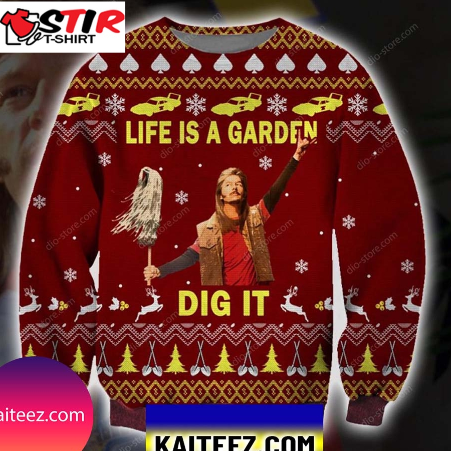 Joe Dirt Knitting Pattern 3D Print Christmas Ugly Sweater