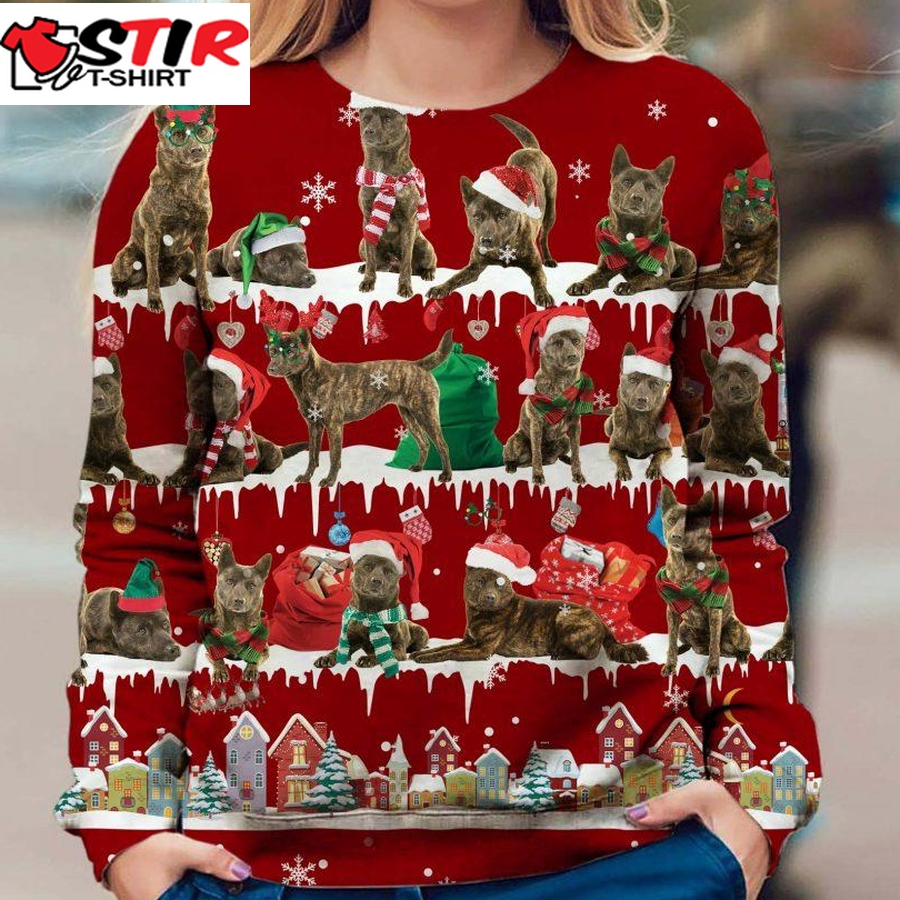 Kai Ken   Snow Christmas   Premium Dog Christmas Ugly Sweatshirt, Dog Ugly Sweater   467